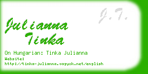 julianna tinka business card